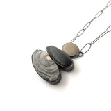 Rock Stack with Druzy Necklace by Jennifer Nunnelee