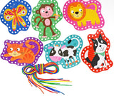 Animals Lacing Cards
