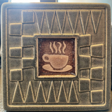 Coffee Cup Coaster by Macone Clay
