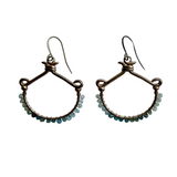 Wrapped Hoop Earrings by Lock and Key Design