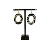 Earrings - Medium Ovals with Cutouts by Hanna Piepel