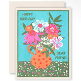 Happy Birthday Dear Friend Card by Heartell Press