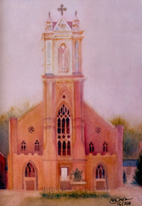 St. Raphael's Cathedral Reproduction by JoAnne Hauser Warren