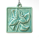 Trillium Tile Ornament by Whistling Frog