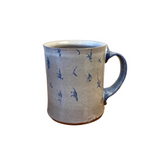 Small Blue Dinosaurs Mug by Keith Hershberger
