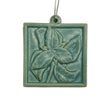 Trillium Tile Ornament by Whistling Frog