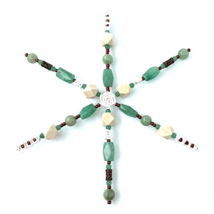 6" Snowflake Ornament by Abby Schrup