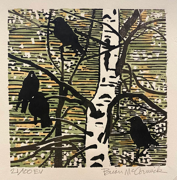 Four Crows 21/100 by Brian McCormick