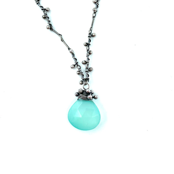 Swarm Necklace - Chalcedony by Zuzko Jewelry