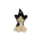 Witch Cat Ceramic "Little Guy" by Cindy Pacileo