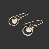 Horseshoe Earrings - Moonstone by Zuzko Jewelry