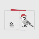 North Pole Chickadee Card by Burdock & Bramble