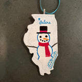 Galena Ornament Painted by Lena Olson and Created by Anthony Krier