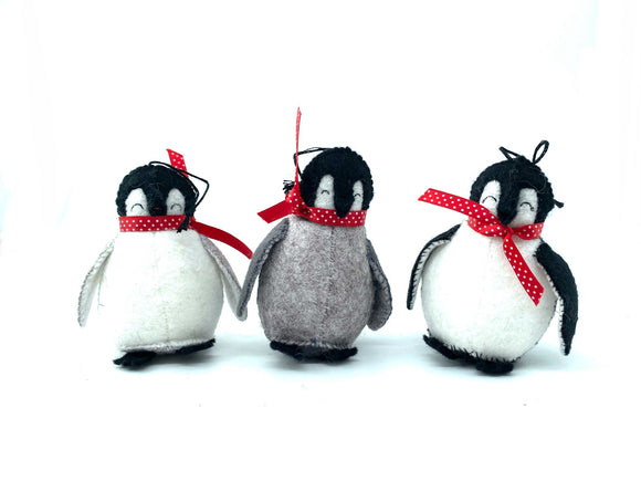 Penguin Ornament by Abby Schrup