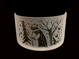 Brambleberry Forest Etched Glass Bowl by Leandra Drumm Designs