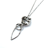 Scrappy Silver Necklace by Amber Carlin