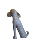 Sitting Dog With Tilted Head by Sharon Stelter