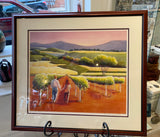 Vineyard Stroll Reproduction by JoAnne Hauser Warren