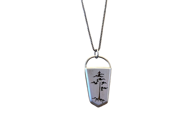 White Pine Necklace #2 by BMF Jewelry