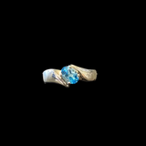 Swiss Blue Topaz Ring by Margie Magnuson