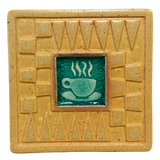 Coffee Cup Coaster by Macone Clay