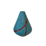 Small Chrysocolla Vase by Scott Staats Glass