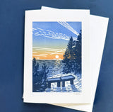 Thinking of You Greeting Card by Nan Onkka