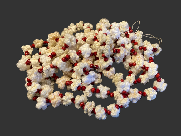 Popcorn and Cranberry Garland by Abby Schrup