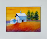 Old Grey Barn Reproduction by JoAnne Hauser Warren