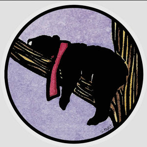 Snoozin' Bear Sticker by Sarah Angst