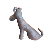 Sitting Dog with Folded Ears by Sharon Stelter