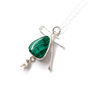 Greenie Necklace by Shirley Price