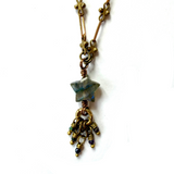 Single Labradorite Star Necklace by Lock and Key Design