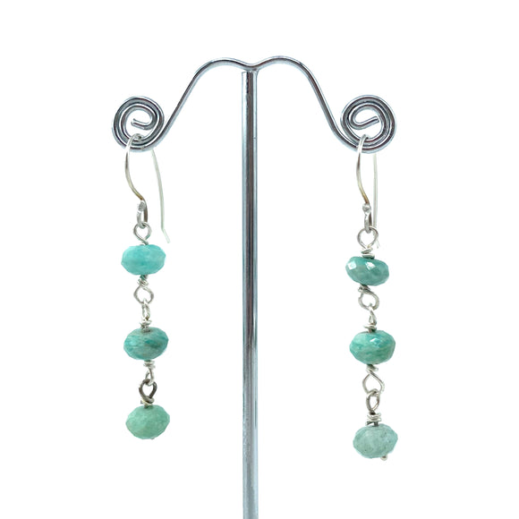 Amazonite Earrings by Abby Schrup