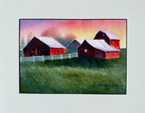 Last Light Reproduction by JoAnne Hauser Warren