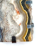 Rock and Crazy Lace Agate Necklace by Jennifer Nunnelee