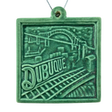 Dubuque Tile Ornament by Whistling Frog