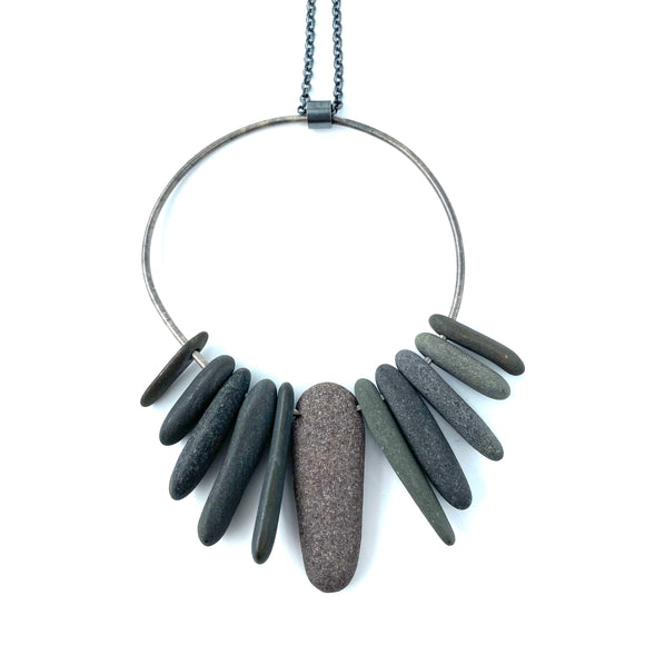 Jailer's Keys Rock Necklace by Jennifer Nunnelee