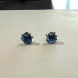 Talon Earrings with Blue Kyanite by Susan Rodgers