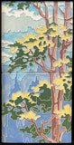Multi-Color Tree Scene II Framed Tile by Mike Skiersch