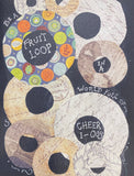 Be A Cheerio Greeting Card by Lori Biwer-Stewart