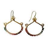 Wrapped Hoop Earrings by Lock and Key Design