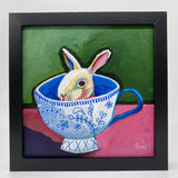 Bunny in a Cup by David Hinds