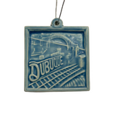 Dubuque Tile Ornament by Whistling Frog