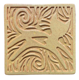 Cat Coaster by Macone Clay