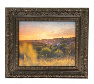 Galena Overlook Framed Canvas Photo Art By Hallie Bear