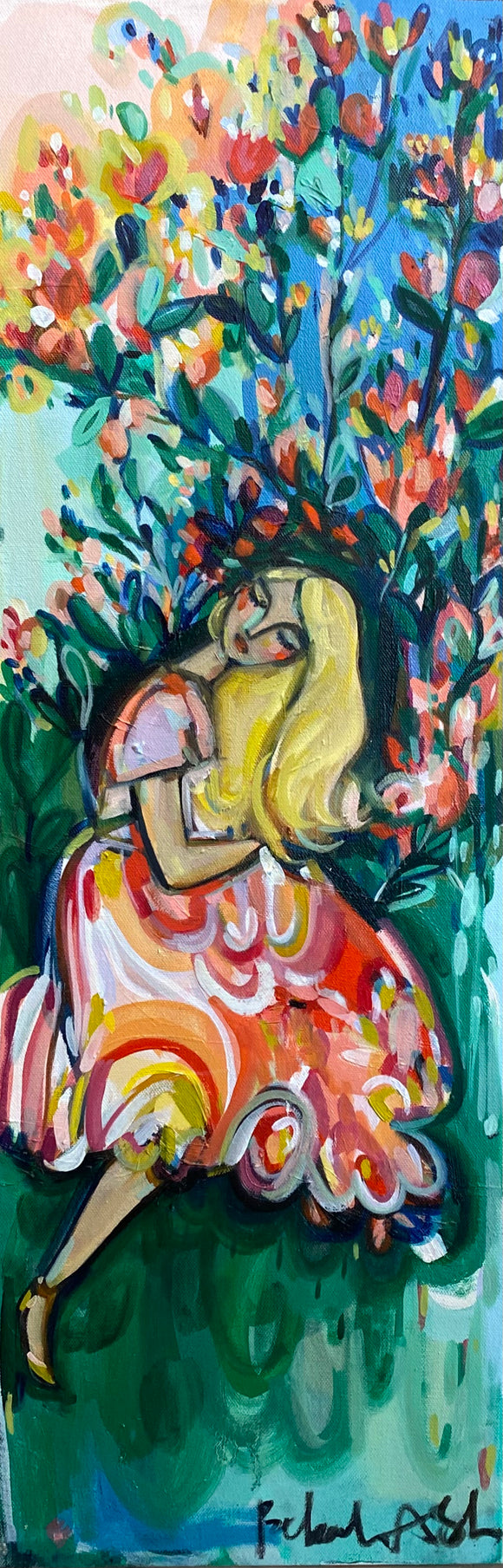 Blonde in Spring Bloom by Bekah Ash