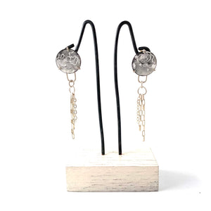 Earrings with Chain Dangles by Amber Carlin