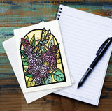 Lilacs Greeting Card by Sarah Angst
