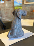 Sitting Shaggy Dog by Sharon Stelter